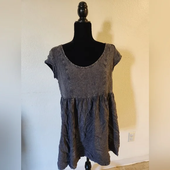 slim fit dress slacks Christine Acid Wash Dress main image 1